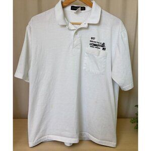 390th Bomb Group (H) Polo Shirt Mens Size Large Veterans Assoc B17 Plane